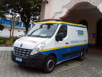 Ambulância do programa ‘Estado Presente na Saúde’ já em Teresópolis - Foto: AsCom PMT